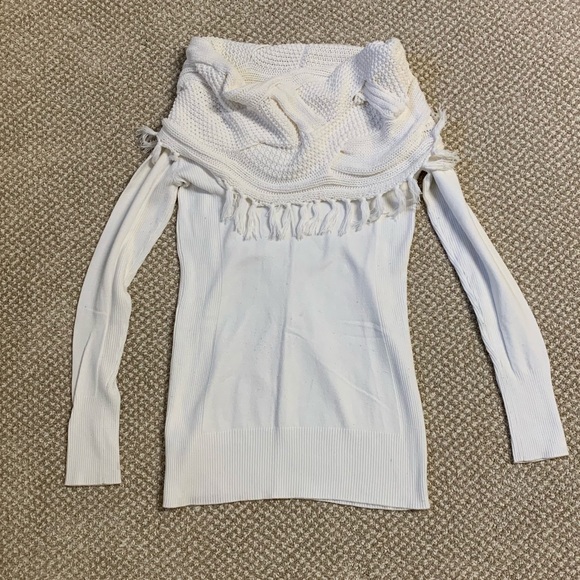 Cache Sweaters - 💗SALE💗 Cache- crocheted cream sweater